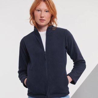 Women's full-zip outdoor fleece in Black - North Print Workwear