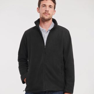 Full-zip outdoor fleece in Black - North Print Workwear