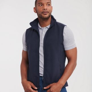 Outdoor fleece gilet in Black - North Print Workwear