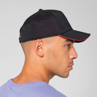 Accelerate cap in Black/Red - North Print Workwear