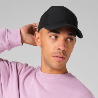 Water-resistant lifestyle cap in Black - North Print Workwear