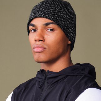 Streetlite reflective beanie in Almond - North Print Workwear