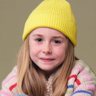 Kids fashion beanie in Bright Royal - North Print Workwear