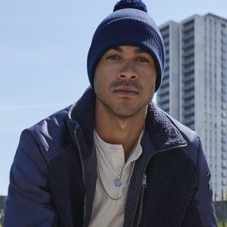 Organic cotton Snowstar® beanie in Black - North Print Workwear