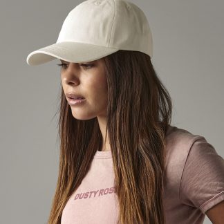 Organic cotton 6-panel dad cap in Black - North Print Workwear