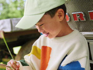 Junior low-profile 6-panel dad cap in Lavender - North Print Workwear