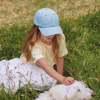 Junior low-profile vintage cap in Vintage Black - North Print Workwear