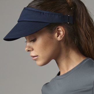 Sports visor in Black - North Print Workwear
