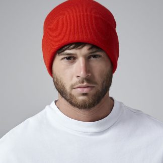 Original cuffed beanie in Airforce Blue - North Print Workwear
