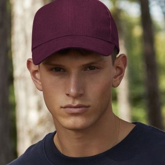Pro-style heavy brushed cotton cap in Black - North Print Workwear