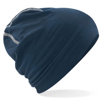 Hemsedal cotton beanie in Black/Black - North Print Workwear