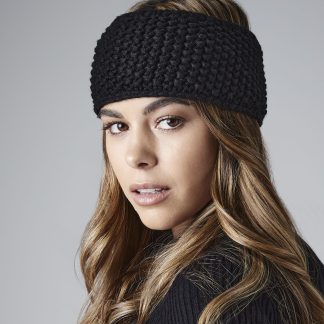 Slopeside waffle headband in Black - North Print Workwear