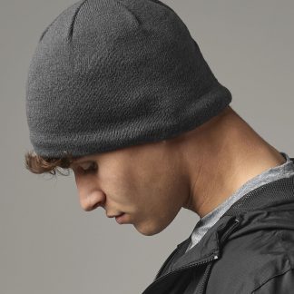 Water-repellent active beanie in Black - North Print Workwear