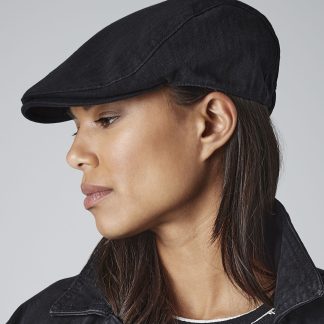 Vintage flat cap in Black - North Print Workwear