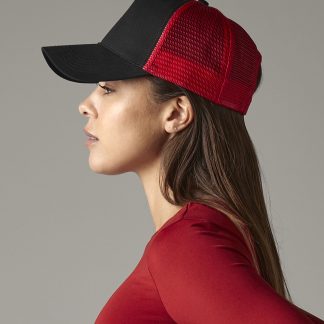 Snapback trucker in Black - North Print Workwear
