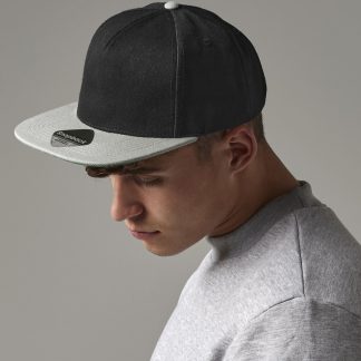 Original flat peak snapback in Black/Black - North Print Workwear