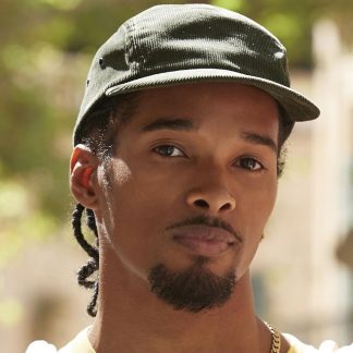 EarthAware® organic cord camper cap in Black - North Print Workwear