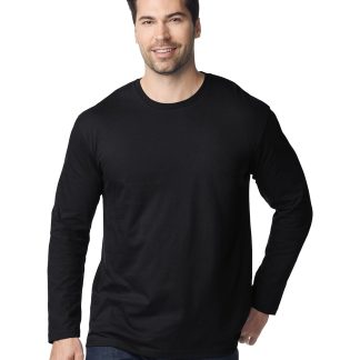 Softstyle™ long sleeve t-shirt in Black* - North Print Workwear