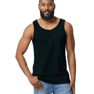 Softstyle™ adult tank top in Black - North Print Workwear