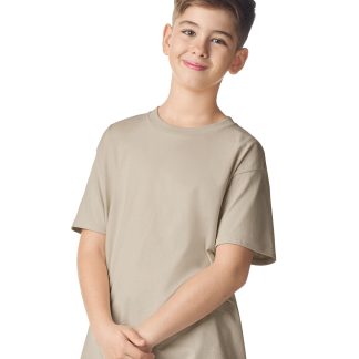 Softstyle™ youth ringspun t-shirt in Azalea - North Print Workwear