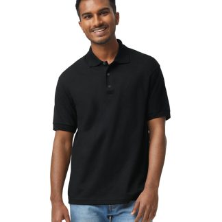 DryBlend® Jersey knit polo in Black - North Print Workwear