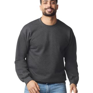 Softstyle™ midweight fleece adult crew neck in Ash Grey* - North Print Workwear