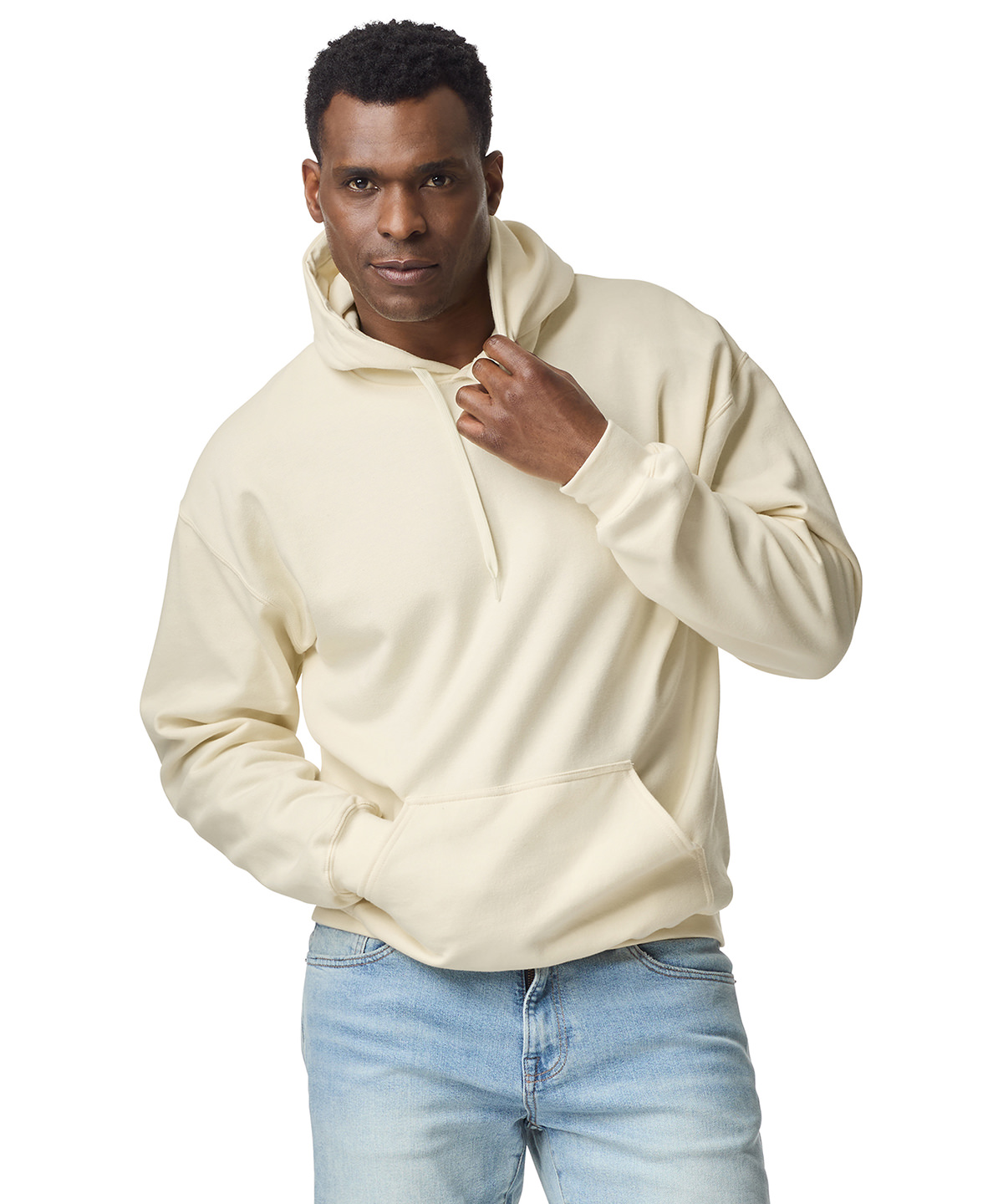 Softstyle™ midweight fleece adult hoodie in Aquatic - North Print Workwear