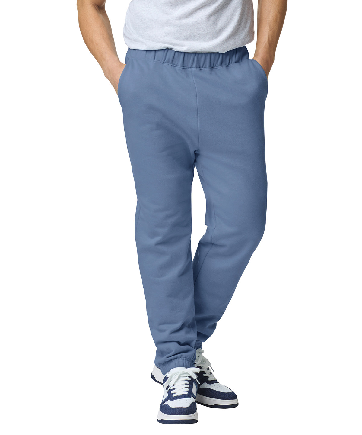 Softstyle™ midweight adult pocket sweatpants in Black - North Print Workwear