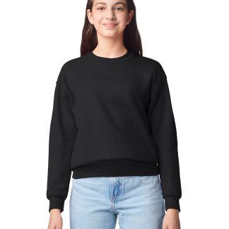 Heavy Blend™ youth crew neck sweatshirt in Black - North Print Workwear