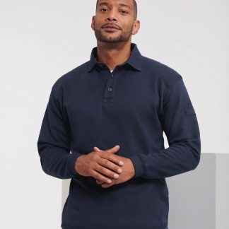 Heavy-duty collar sweatshirt in Black - North Print Workwear