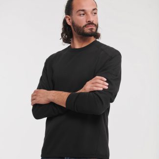 Heavy-duty crew neck sweatshirt in Black - North Print Workwear