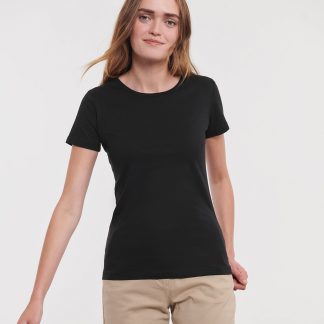 Women's pure organic tee in Black - North Print Workwear