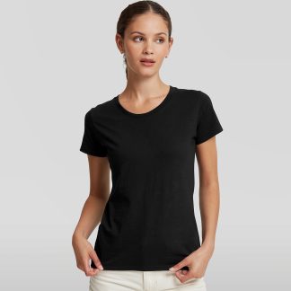 Women’s authentic classic t-shirt in Black - North Print Workwear