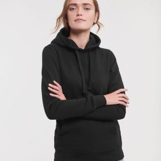Women's authentic hooded sweatshirt in Black* - North Print Workwear