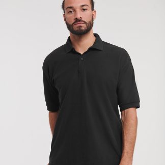 Classic polycotton polo in Black*† - North Print Workwear