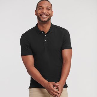 Stretch polo in Azure Blue - North Print Workwear