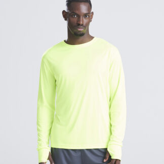 Long sleeve active T in Charcoal - North Print Workwear