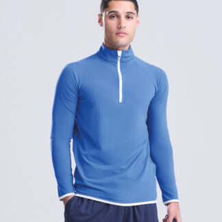 Cool ½ zip sweatshirt in Charcoal/Jet Black - North Print Workwear