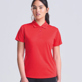 Women's cool polo in Arctic White* - North Print Workwear