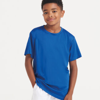 Kids cool smooth T in Arctic White - North Print Workwear