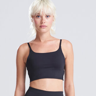 Women’s recycled tech sports bra in Digital Lavender - North Print Workwear
