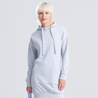 Hoodie dress in Jet Black - North Print Workwear