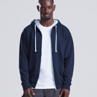 Varsity zoodie in Charcoal/Jet Black - North Print Workwear