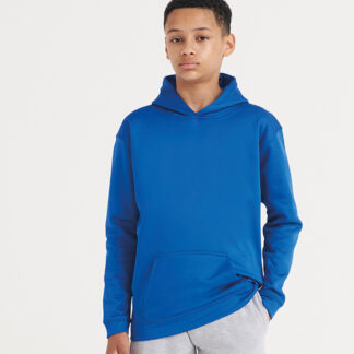 Kids sports polyester hoodie in Jet Black - North Print Workwear