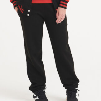 Kids cuffed sweatpants in Heather Grey - North Print Workwear