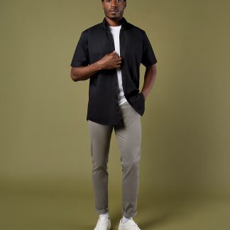 Workforce shirt short-sleeved (classic fit) in Black - North Print Workwear