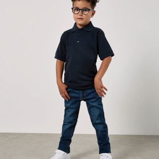 Klassic polo kids with Superwash® 60°C (classic fit) in Canary - North Print Workwear
