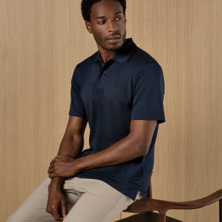 Regular fit Superwash® 60° piqué polo with Cooltex® plus in Black* - North Print Workwear
