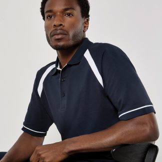 Oak hill polo (classic fit) in Black/Bright Red - North Print Workwear