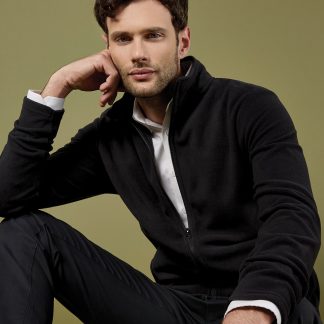 Regular fit corporate microfleece in Black - North Print Workwear